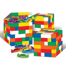The Beistle Company Building Blocks 3 Piece Decorative Box Set TBCY1557